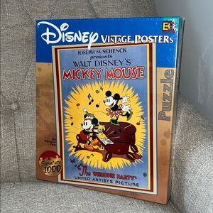 Disney Vintage Posters Mickey Mouse Puzzle - 1000 piece